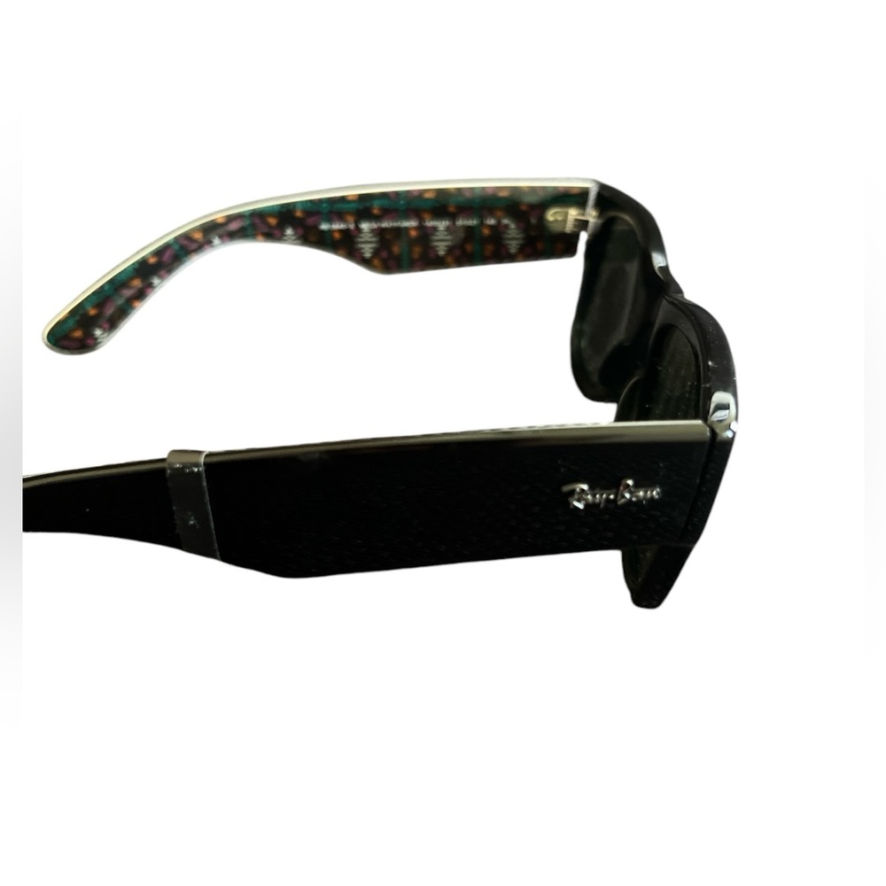 Ray-Ban Sunglasses RB 840 S 140031 Mega Wayfarer Black Green NWT - Picture 6 of 7